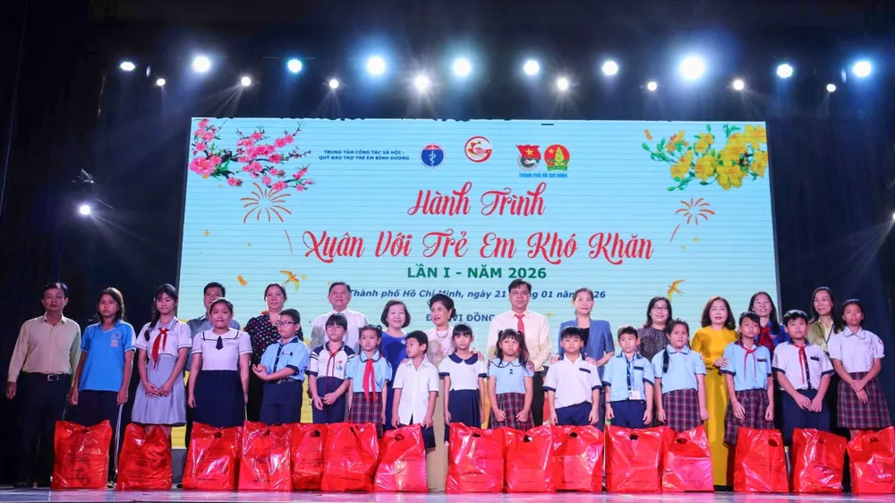 Khởi động chương trình “Xuân với trẻ em khó khăn” năm 2026