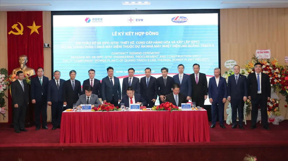 Ký kết hợp đồng EPC Dự án LNG Quảng Trạch II, tổng giá trị hơn 25.000 tỷ đồng