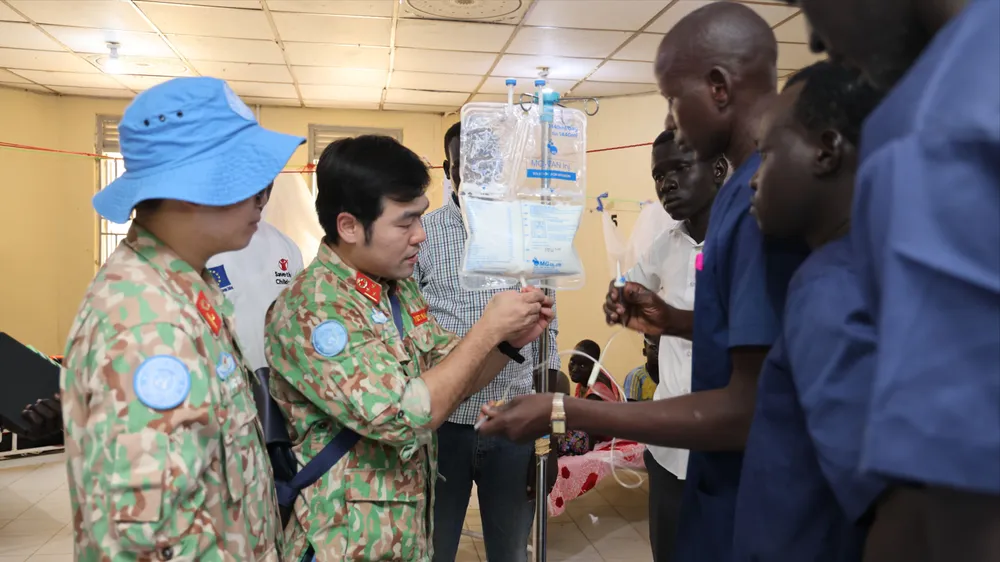Bệnh viện dã chiến tại Nam Sudan tổ chức chuỗi hoạt động mừng 95 năm Ngày thành lập Đoàn 