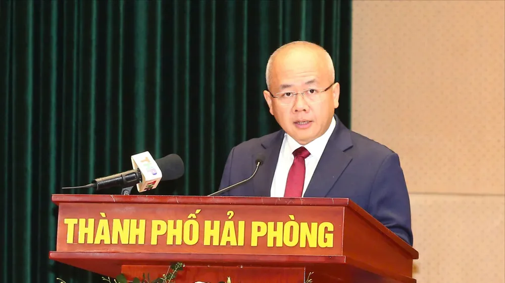 Ông Đỗ Thành Trung giữ chức Chủ tịch UBND TP Hải Phòng