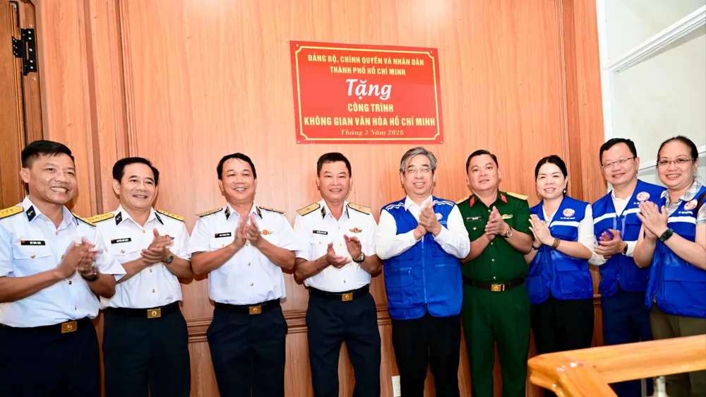 Khánh thành "Không gian văn hóa Hồ Chí Minh" tại Bộ Tư lệnh Vùng 4 Hải quân