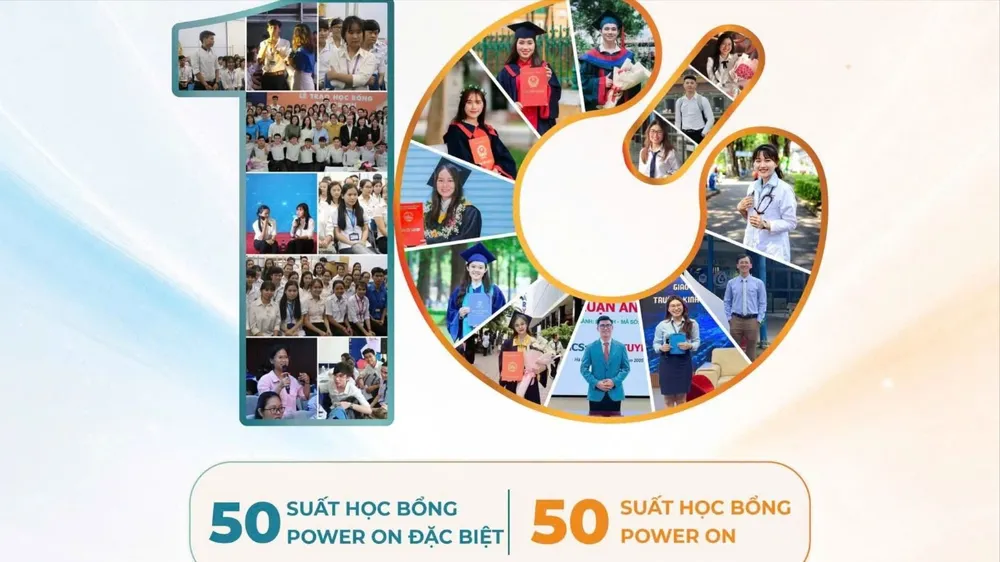 100 suất học bổng Power On dành cho sinh viên