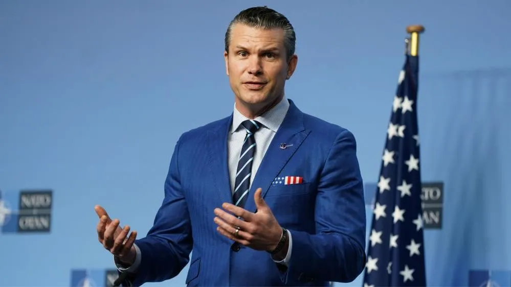 Bộ trưởng Chiến tranh Mỹ Pete Hegseth. Ảnh: XINHUA 
