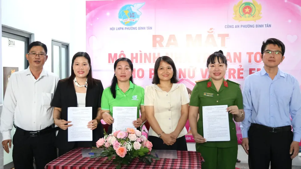 Phường Bình Tân ra mắt mô hình "Nhà trọ an toàn cho phụ nữ và trẻ em"