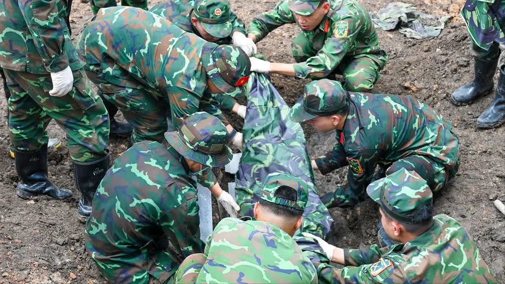Tìm kiếm, quy tập 209 bộ hài cốt liệt sĩ tại Công viên Lê Thị Riêng
