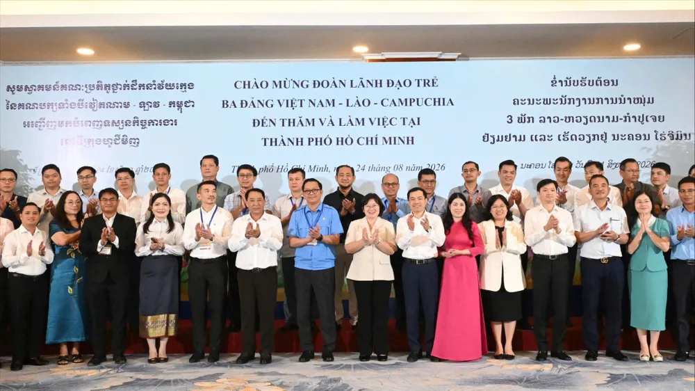 TPHCM thúc đẩy hợp tác giữa lãnh đạo trẻ ba Đảng Việt Nam - Lào - Campuchia