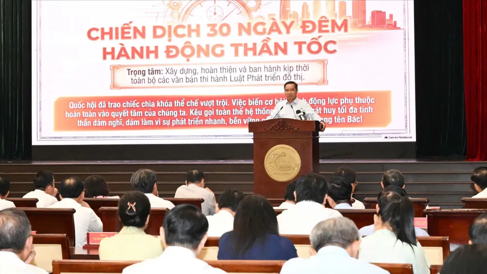 Triển khai thi hành Luật Phát triển đô thị: Hành động ngay, làm thật, hiệu quả thật