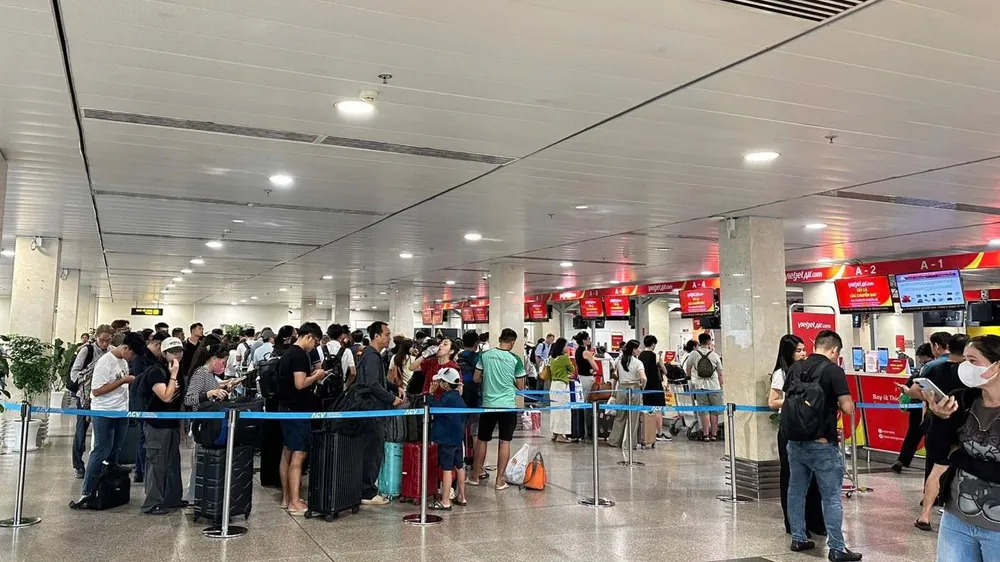 Ngày 2-9, sân bay Tân Sơn Nhất dự kiến phục vụ 119.159 hành khách
