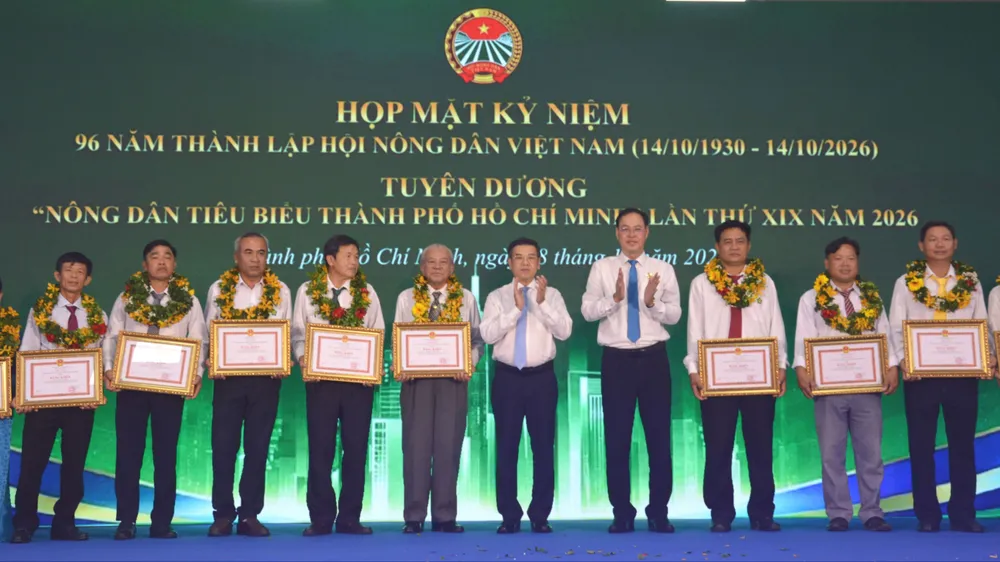 Tuyên dương 32 "Nông dân tiêu biểu TPHCM" năm 2026
