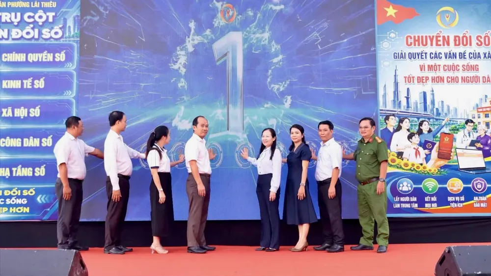 Phường Lái Thiêu ra mắt mô hình “Tuyến đường số”