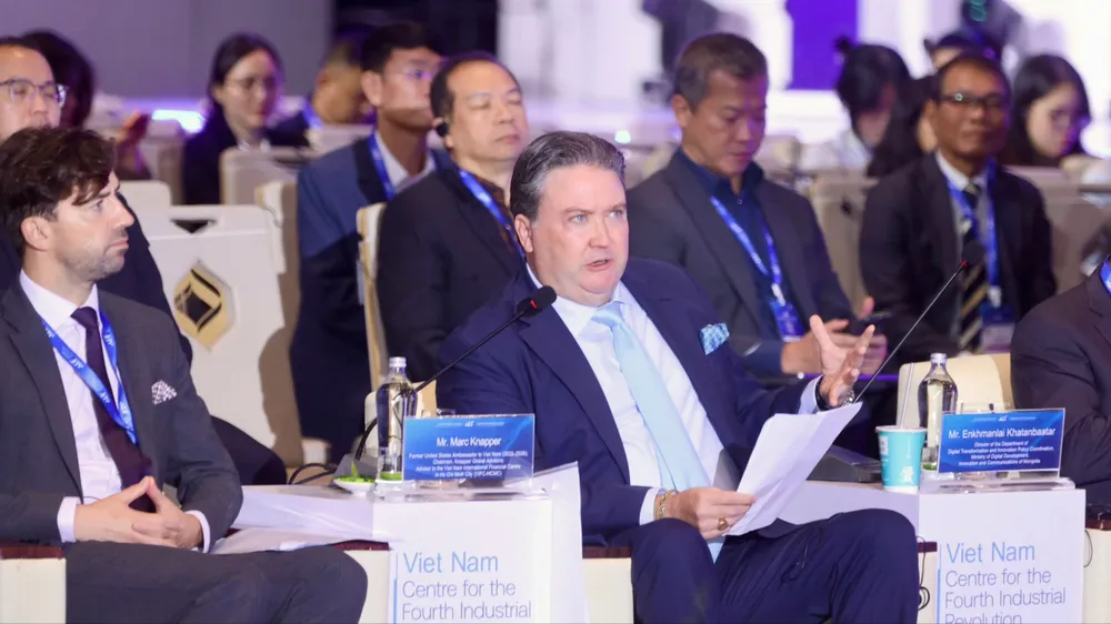 Ông Marc Knapper, Chủ tịch Knapper Global Advisors và cố vấn VIFC-HCMC. Ảnh: HOÀNG HÙNG