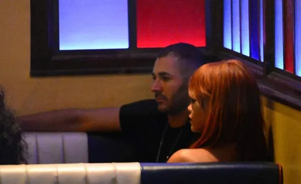 Benzema và Rihanna hẹn hò vào năm 2015.