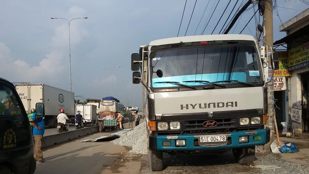 Hiện trường vụ tai nạn