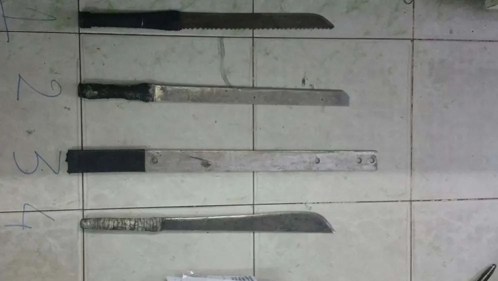 Hung khí gây án bị công an thu giữ