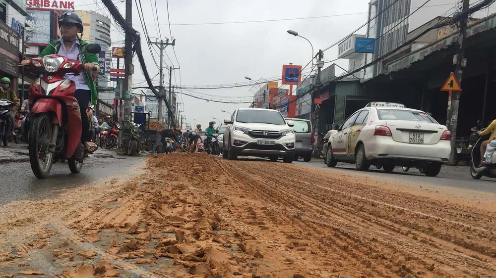 Hình ảnh tại hiện trường. Ảnh: CHÍ PHƯỚC