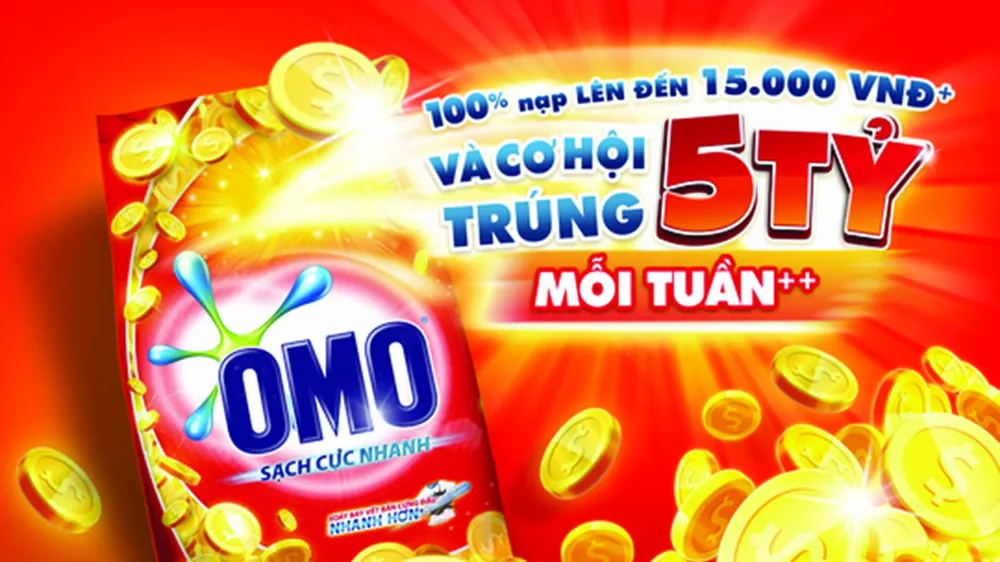 “Mua Omo, có cơ hội trúng 5 tỷ đồng mỗi tuần”