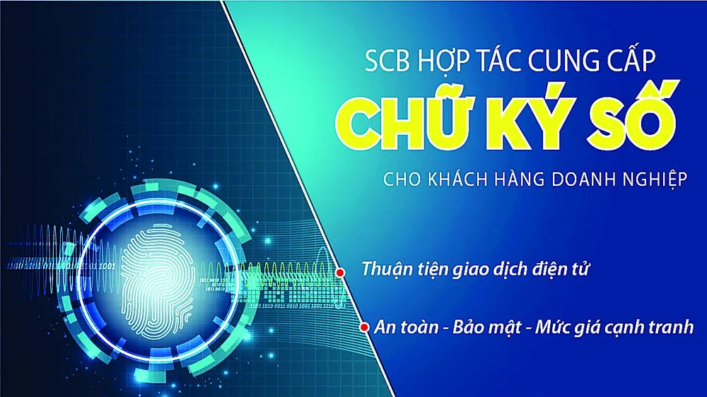 SCB hợp tác cung cấp dịch vụ chữ ký số cho khách hàng doanh nghiệp