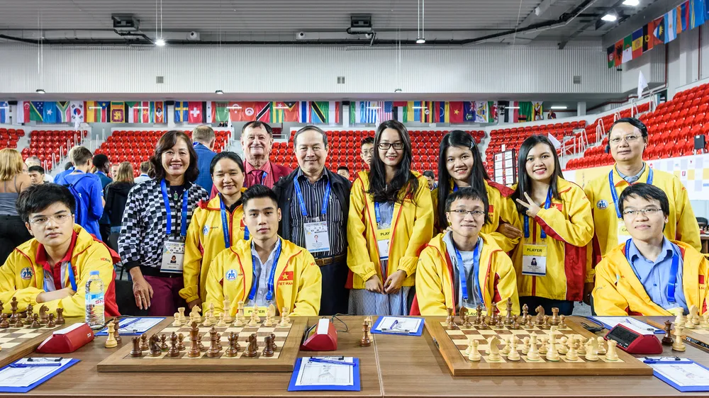 Đội tuyển nam, nữ Việt Nam tham dự Olympiad cờ vua 2018