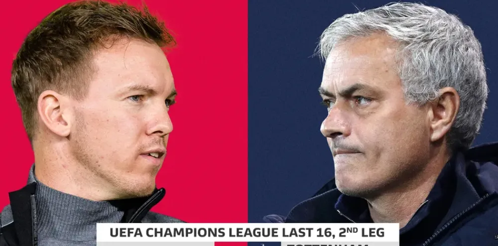 Julian Nagelsmann và Jose Mourinho