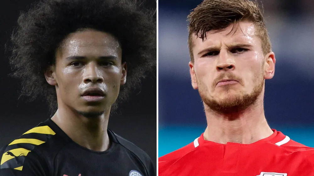 Leroy Sane và Timo Werner