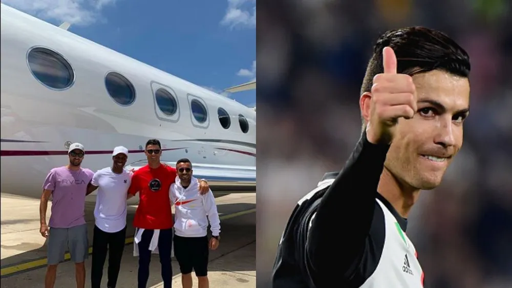 Tham quan chiếc máy bay phản lực xinh đẹp của Cristiano Ronaldo