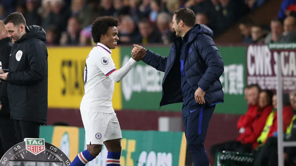 Willian và Frank Lampard