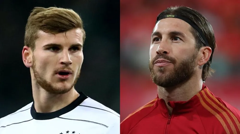 Tiomo Werner và Sergio Ramos