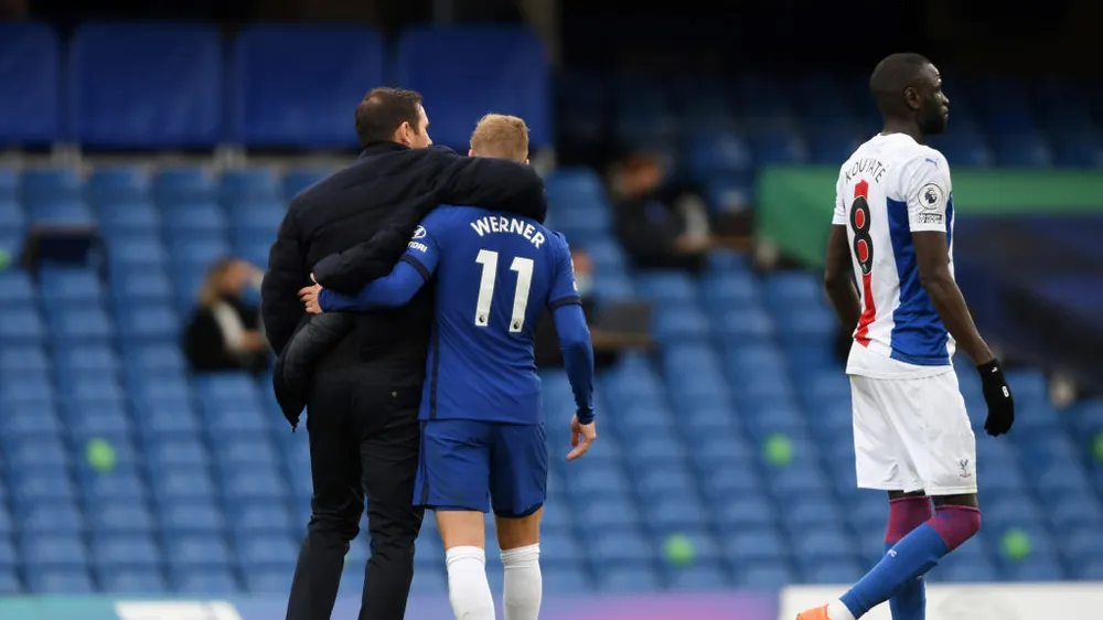 HLV Frank Lampard và Timo Werner sau trận đấu