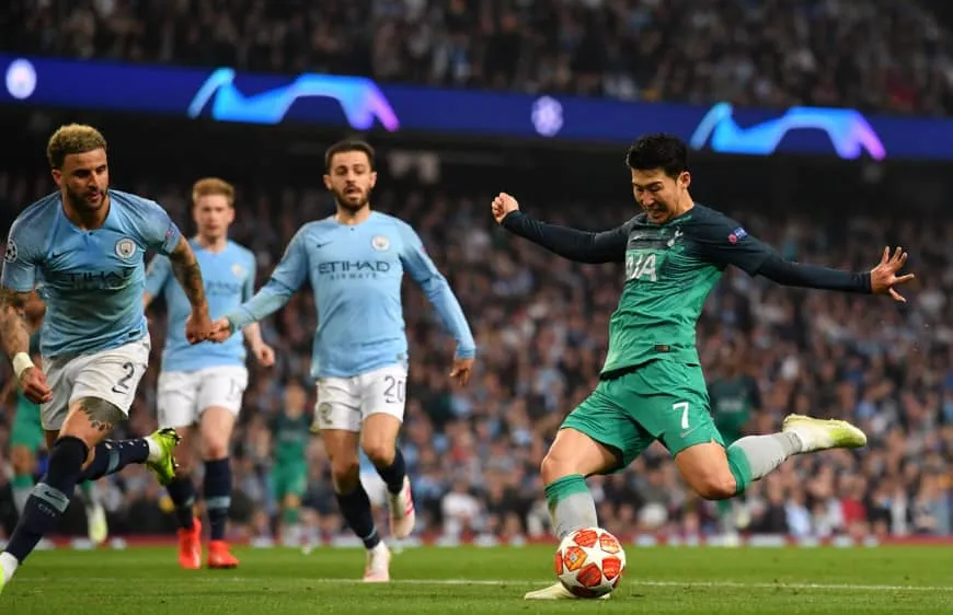 Son Heung-min uy hiếp khung thành Man City