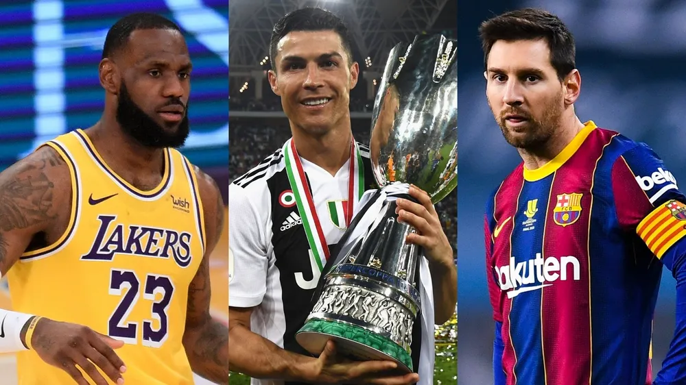 LeBron James, Ronaldo và Messi