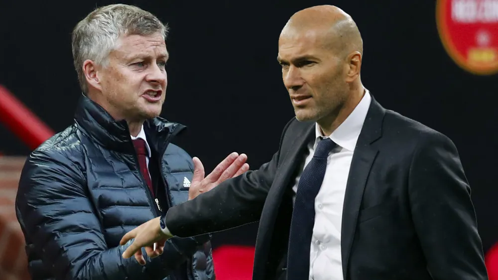 Ole Solskjaer và Zinedine Zidane
