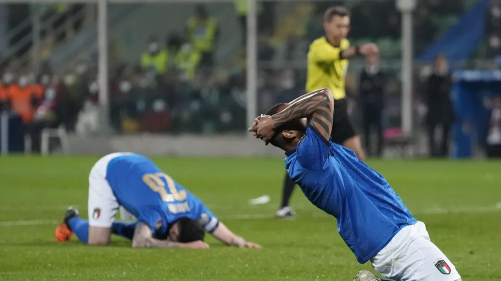Italy thất bại trong hành trình đến World Cup lần thứ 2 liên tiếp