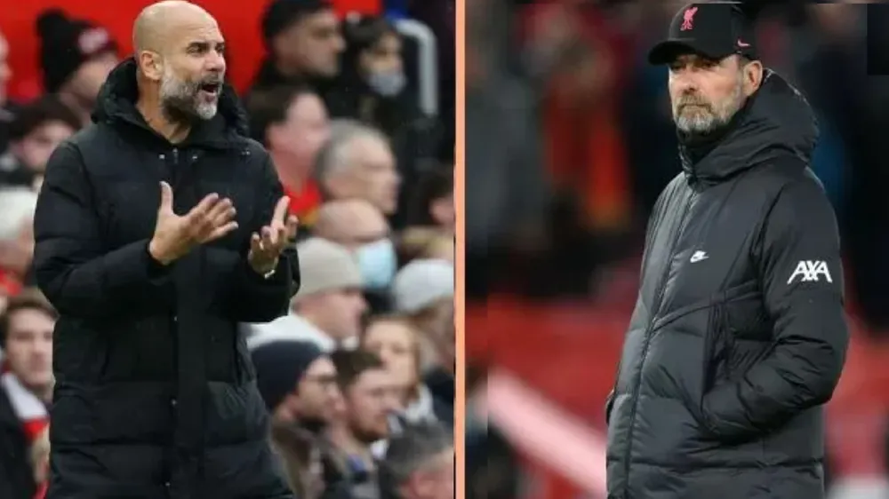 Pep Guardiola và Jurgen Klopp