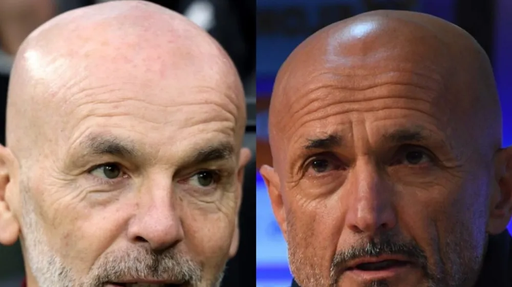 Stefano Pioli (AC Milan) và Luciano Spalletti (Napoli)