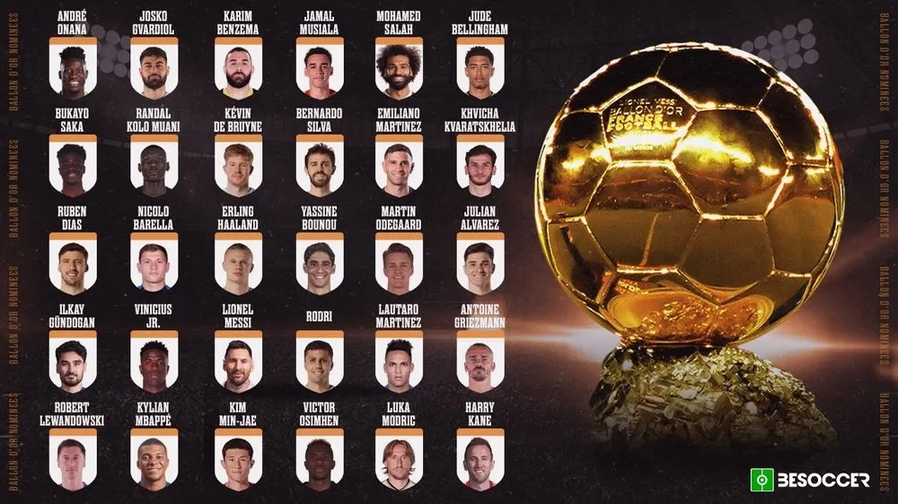 Danh sách 30 đề cử của tờ France Football
