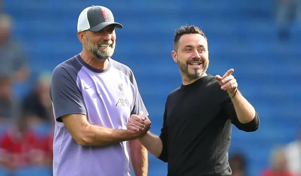 Jurgen Klopp và Roberto De Zerbi