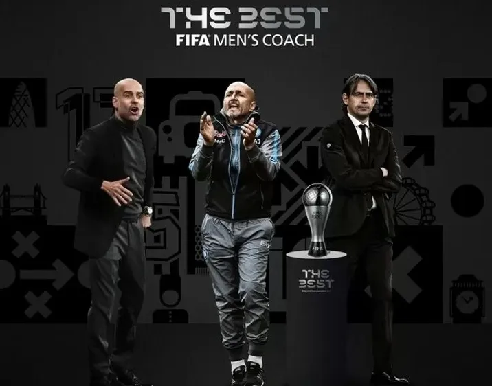 Pep Guardiola, Simone Inzaghi và Luciano Spalletti ‘vào chung kết’ tranh danh hiệu HLV xuất sắc nhất