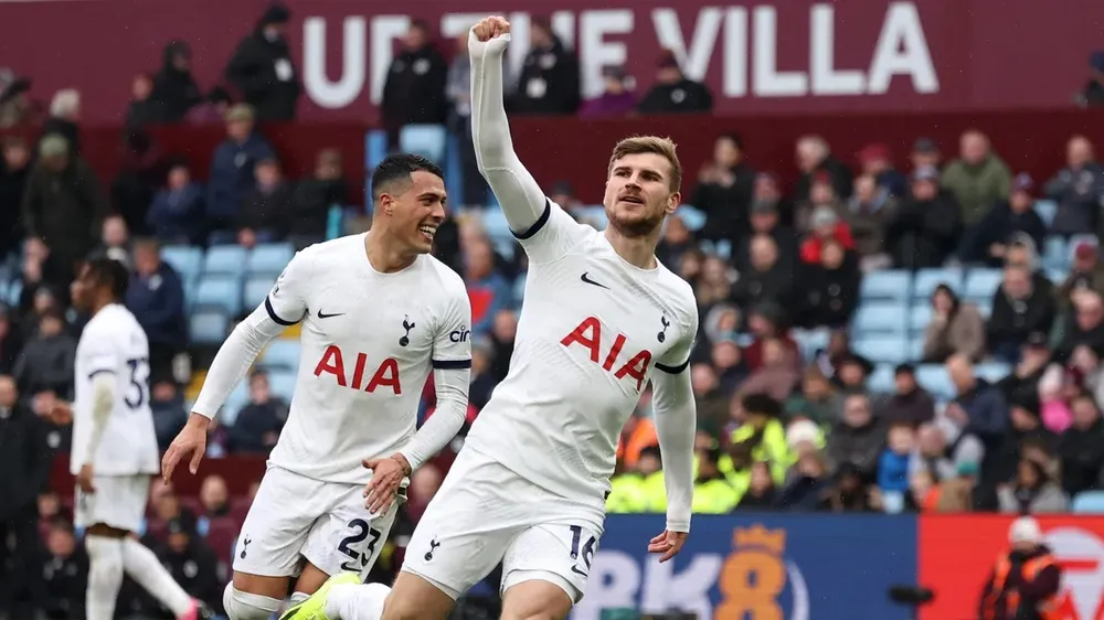 Timo Werner ấn định tỷ số 4-0 cho Tottenham