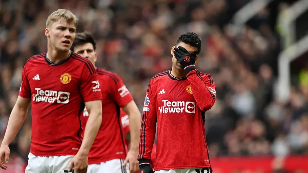 Nỗi thất vọng của Casemiro và các đồng đội