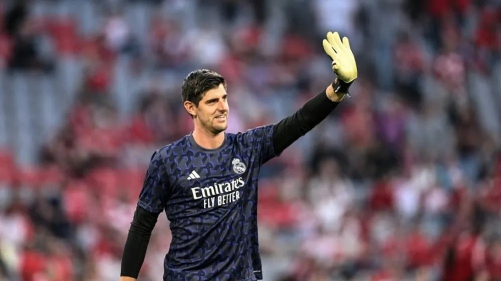 Thủ môn Thibaut Courtois đã trở lại đội hình Madrid