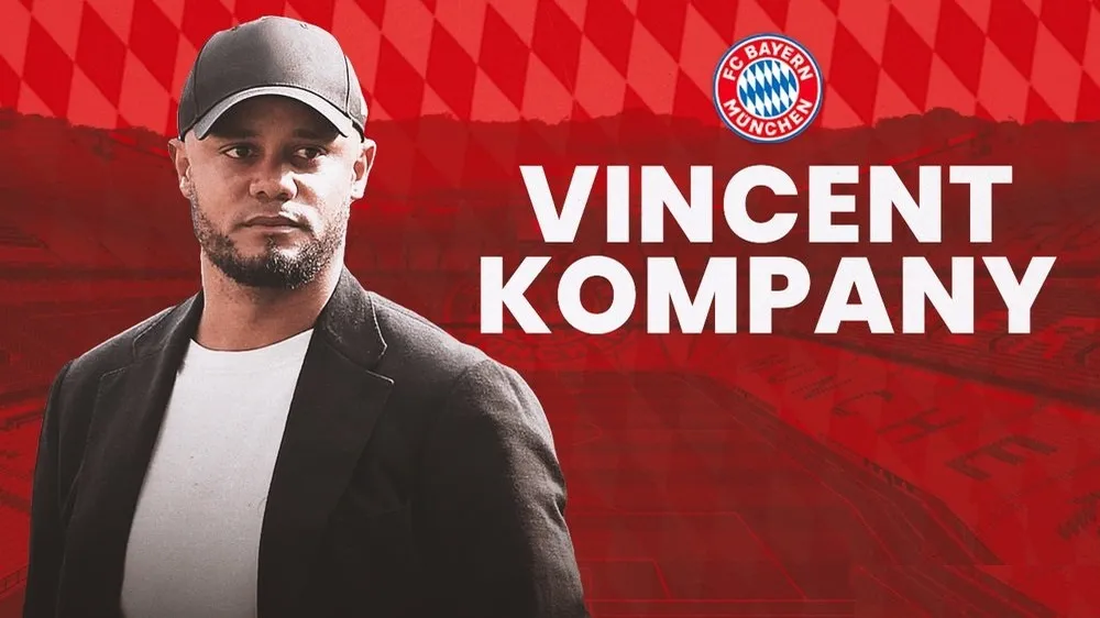 Vincent Kompany chính thức trở thành HLV Bayern