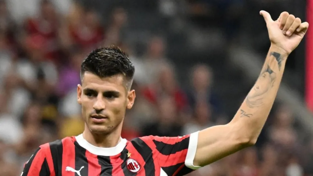 Alvaro Morata ghi bàn ngay trận Serie A đầu tiên cho Milan