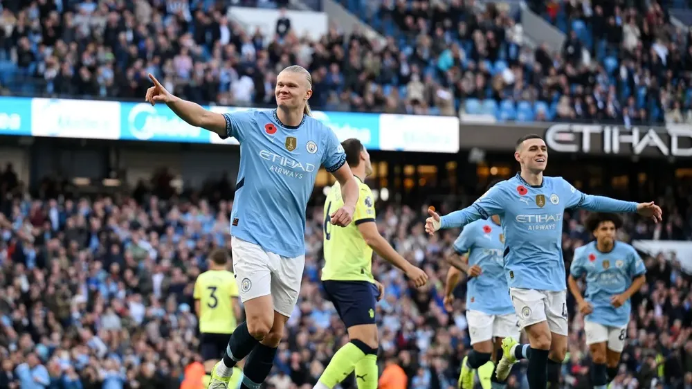 Erling Haaland ghi bàn thắng quyết định cho Man City