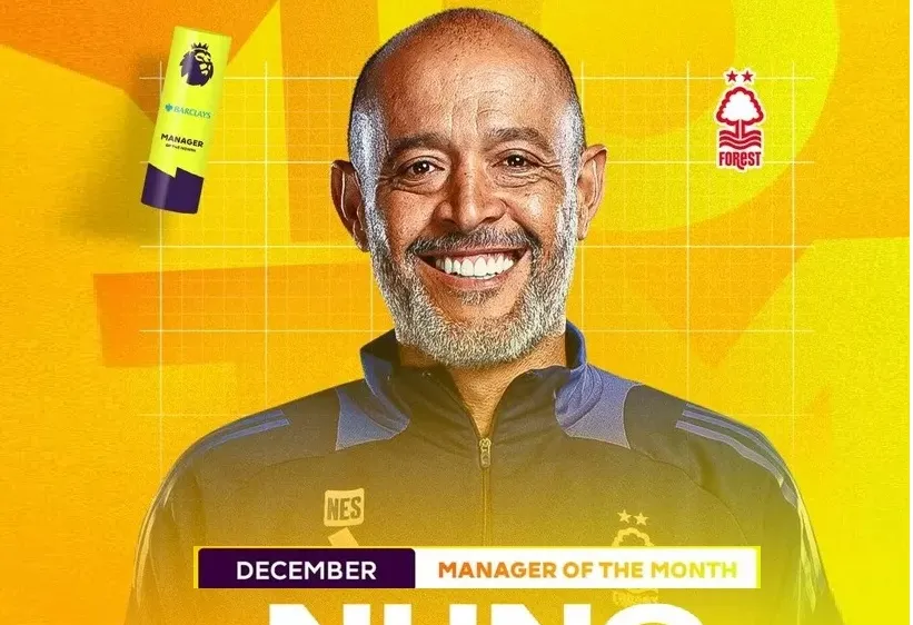 Nuno Espirito Santo giành giải HLV xuất sắc nhất tháng 12