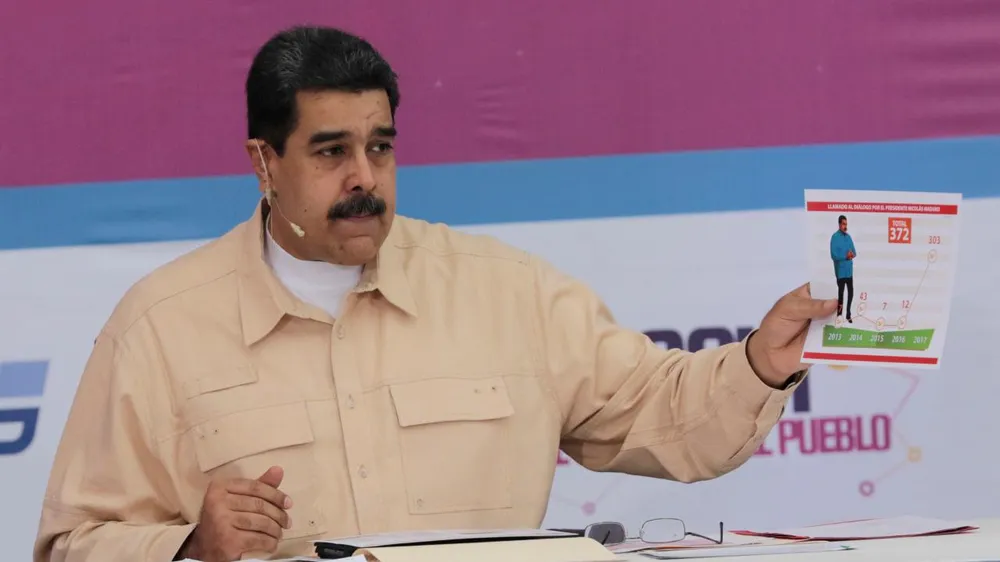 Tổng thống Venezuela Nicolás Maduro. Ảnh: Reuters