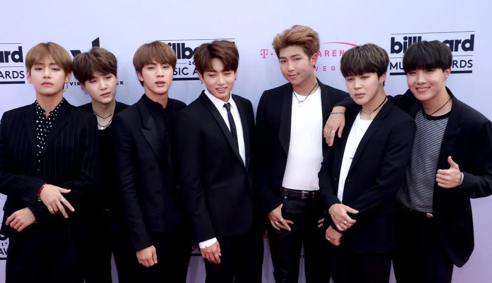Ban nhạc BTS gồm 7 chàng trai. Ảnh: UPI