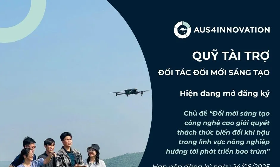 Australia hỗ trợ 2 triệu AUD cho các giải pháp đổi mới sáng tạo 