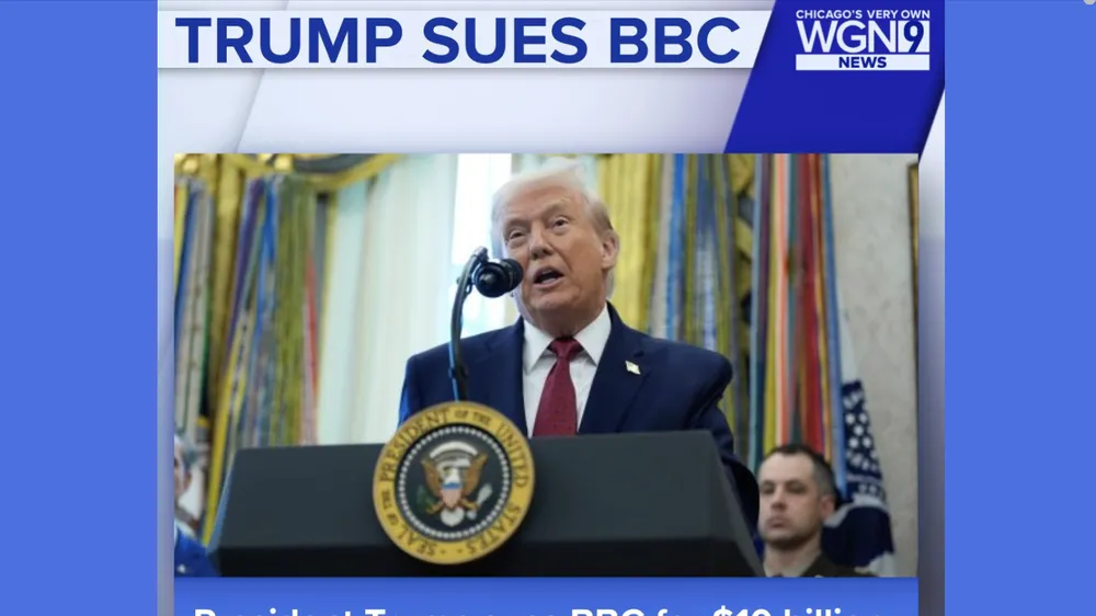 Tổng thống Mỹ Donald Trump. Ảnh: WGN MORNING NEWS