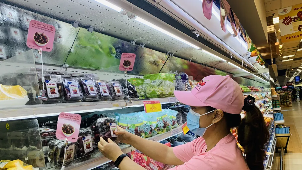 Co.opmart bắt đầu bán cherry đỏ nhập chính ngạch từ Mỹ