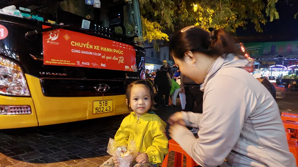 Saigon Co.op hỗ trợ đưa 900 người lao động về quê đón tết